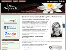 Tablet Screenshot of drstaceyolson.com